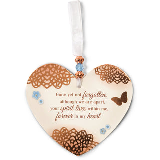 Forever In My Heart 3.5" x 4" Heart-Shaped Ornament