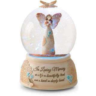 In Loving Memory LED Lit, Musical Water Globe