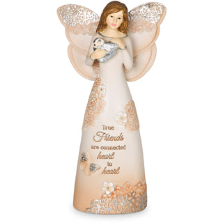 True Friends 6" Angel Holding Heart