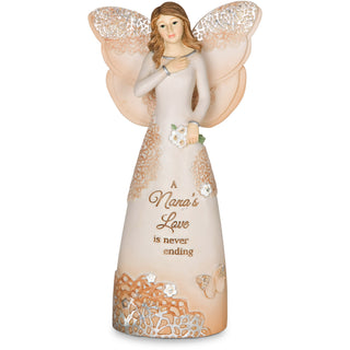 Nana 6" Angel Holding Flowers