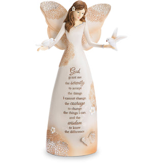 Serenity 9" Angel Holding Doves