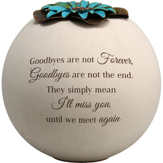 Goodbyes 5" Round Tealight Candle Holder