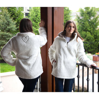 Faith Hope Healing Sherpa Pullover Sweatshirt