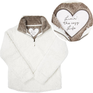 Cozy Life XXL Sherpa Pullover Sweatshirt