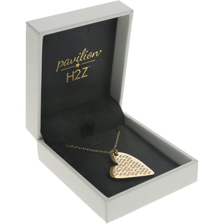 Sister 18.5" Gold Plated Engraved Necklace