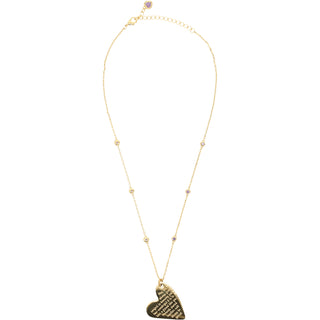 Friend 18.5" Gold Plated Engraved Necklace