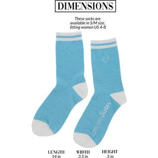 Sister Ladies Crew Socks