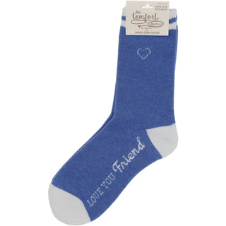 Friend Ladies Crew Socks