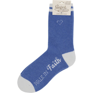 Faith Ladies Crew Socks