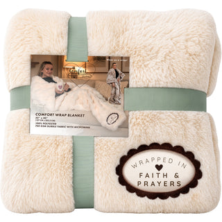 Faith & Prayers 50" x 80" Comfort Wrap Blanket