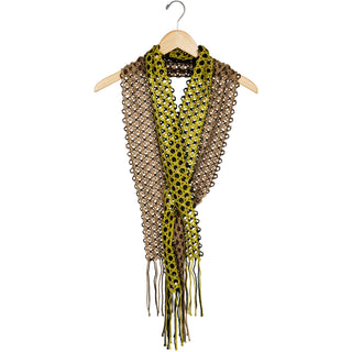 Chartreuse Interlocking Scarf