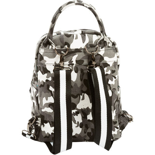 Alex Noir Canvas Camo Backpack