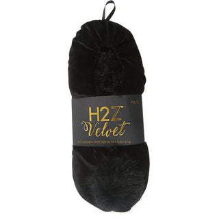 Black Velvet Slipper