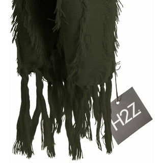 Oversized Frayed Scarf