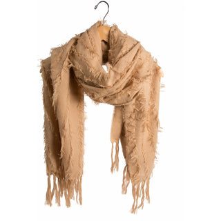 Oversized Frayed Scarf