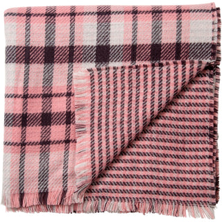 Twilight Blush 74.5" x 25.5" Plaid Scarf