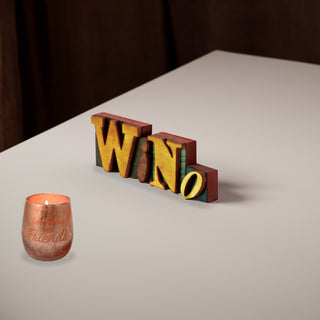 Wino MDF Block Letters 11.5" x 3.75" Wood Block Letters