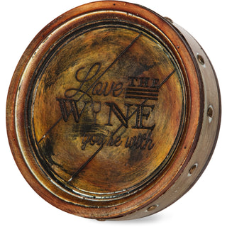 Love the Wine You're With 8" Plaque