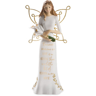 Heaven 7.5" Angel Holding Calla Lilies