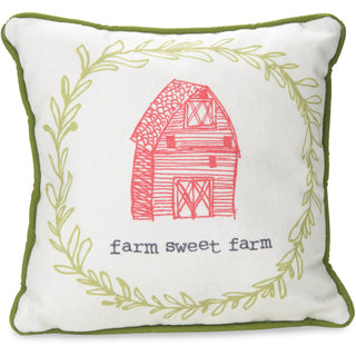 Farm Sweet Farm 10" x 10" Canvas Pillow