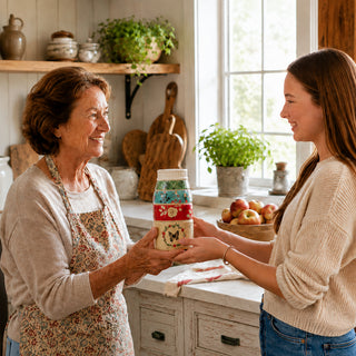Live Simply 6" x 3.5" Stacked Measuring Cups