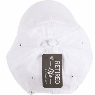 Beach White Adjustable Hat