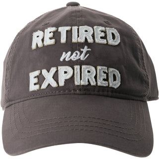 Not Expired Gray Adjustable Hat