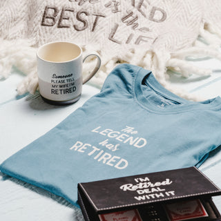 The Legend Small Steel Blue Unisex T-Shirt