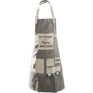 Flipping Awesome Canvas Grilling Apron