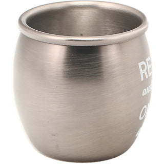 One Shot 2 oz Stainless Steel Moscow Mule Shot Glass