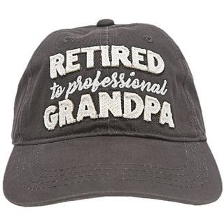 Professional Grandpa Gray Adjustable Hat