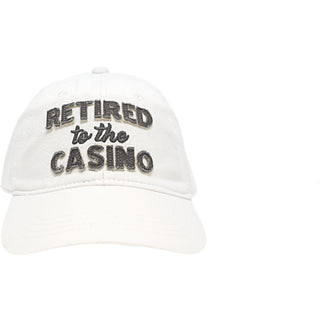 Casino White Adjustable Hat