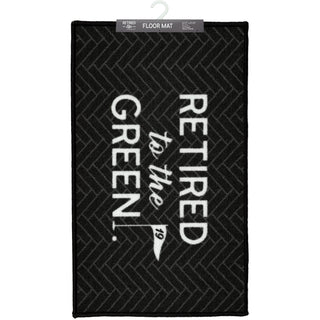 Green 27.5" x 17.75" Floor Mat