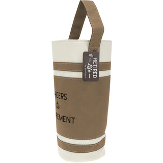 Cheers Canvas Bottle Gift Bag