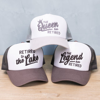 Legend Dark Gray Adjustable Trucker Hats