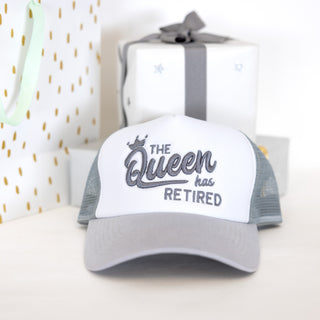 Queen Gray Adjustable Trucker Hats