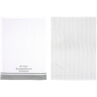 Professional Grandma Tea Towel Gift Set (2 - 20" x 28")