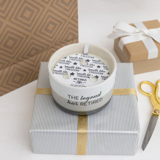 The Legend 12 oz - 100% Soy Wax Reveal Triple Wick Candle
Scent: Tranquility