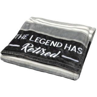 Legend has Retired 50" x 60" Royal Plush Blanket