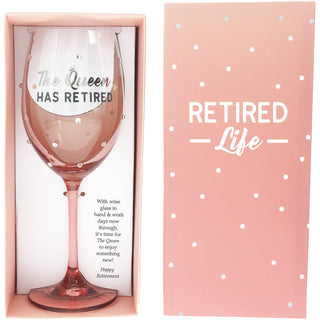 The Queen Gift Boxed 17 oz Wine glass