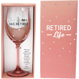 The Queen Gift Boxed 17 oz Wine glass