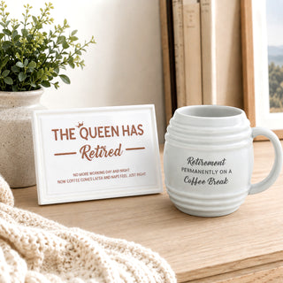 The Queen 6" x 4" Ceramic Plaque