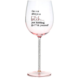 Go F*ck Yourself Gift Boxed 17 oz Wine Glass