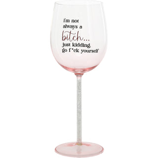 Go F*ck Yourself Gift Boxed 17 oz Wine Glass