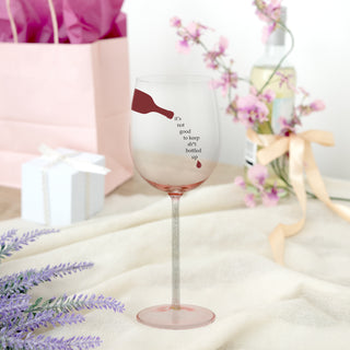 Bottled Up Gift Boxed 17 oz Wine Glass