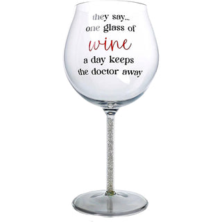 One Glass 32 oz Wine Glass