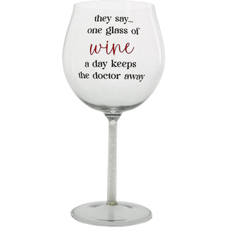 One Glass 32 oz Wine Glass