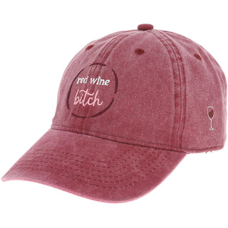 Red Wine Bitch Burgundy Adjustable Hat