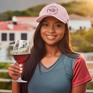 WTF Pink Adjustable Hat