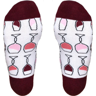 Red Wine Bitch Cotton Blend Socks with Silicone Bottle Stopper